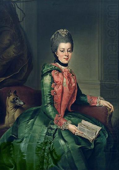 Johann Georg Ziesenis Portrait of Princess Frederika Sophia Wilhelmina china oil painting image